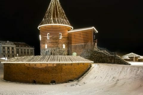 Kauno pilis žiemą