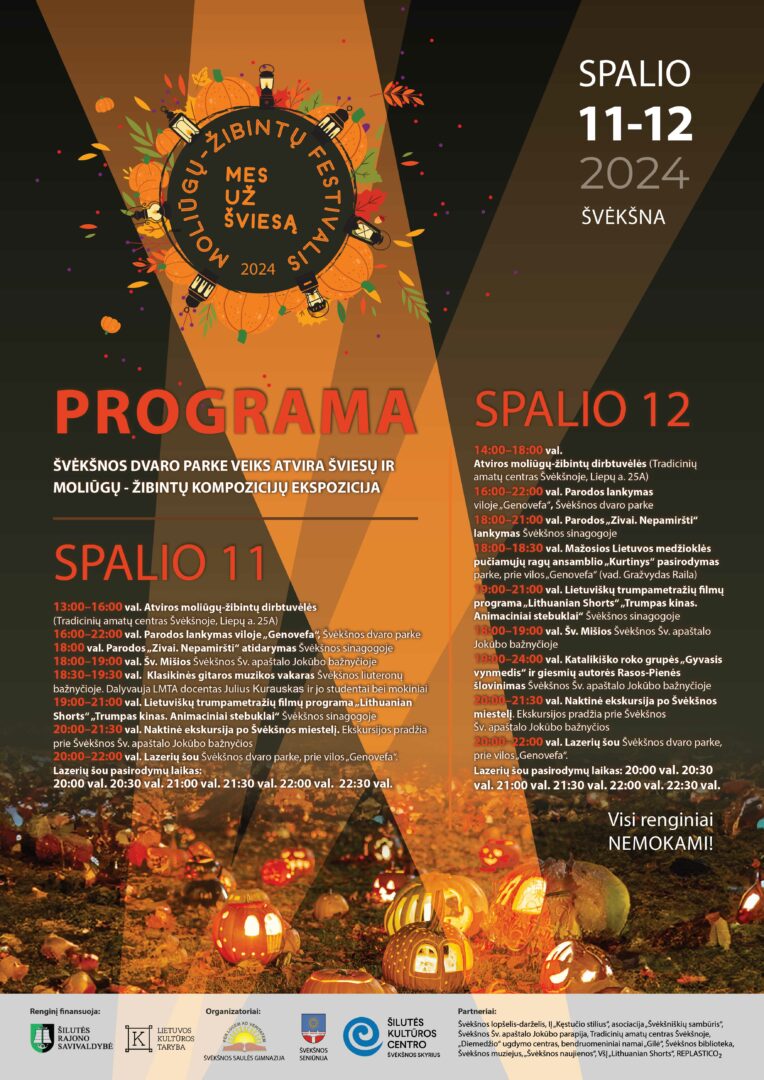 Švėkšnos moliūgų festivalis - programa